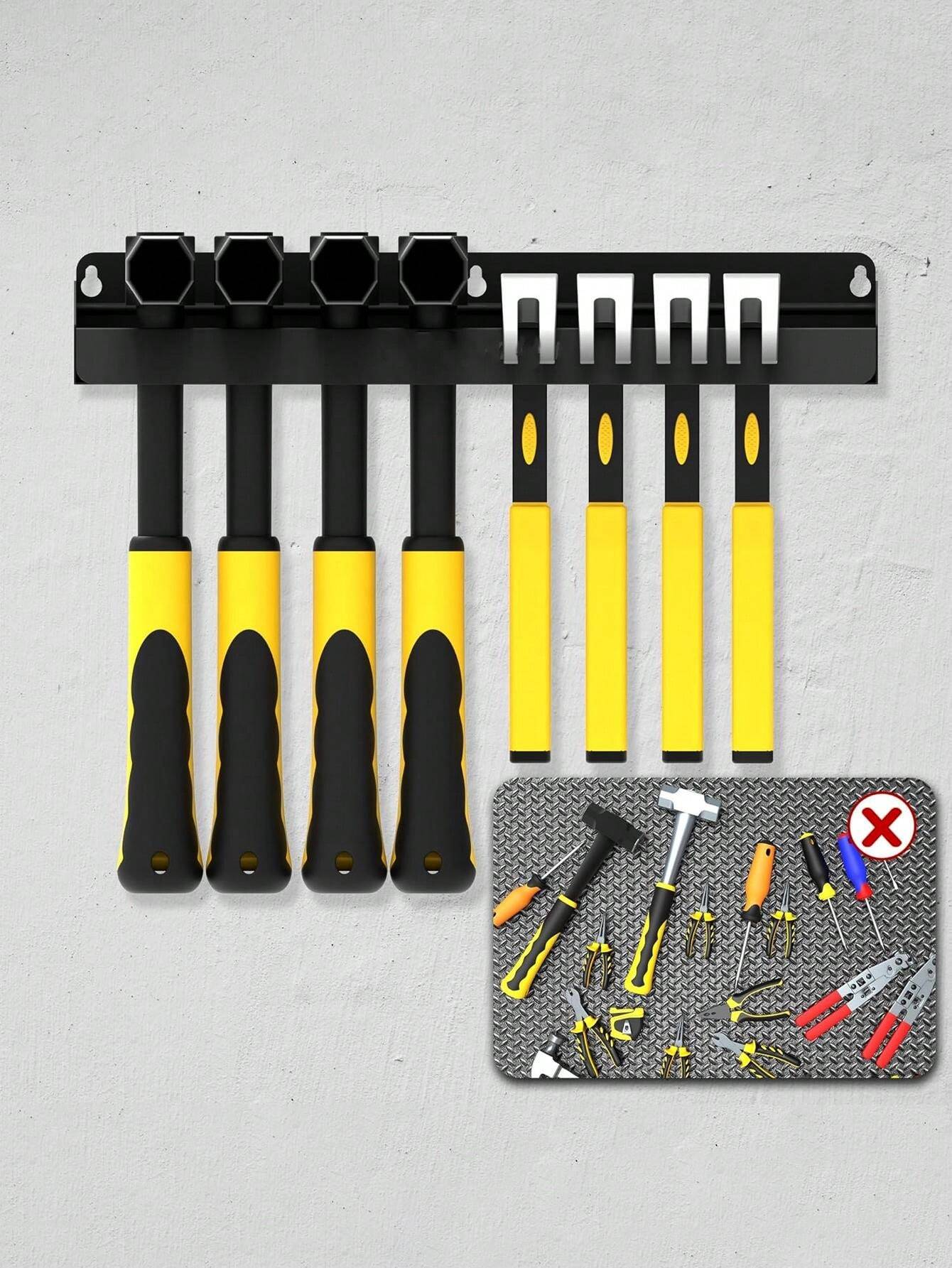 Acrylic Family Tool Wall Mount Rack For Hammer/Pliers/Screwdrivers