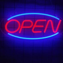 LED Open Signs For Business, Neon Open Sign, Bright Electric Light Up Colorfull Open Sign For Store Window Door Coffee Shop Florist Bar Salon Hotel Restaurant - Multi-color light - View 1