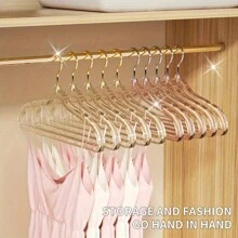 亚克力衣架，防滑设计，无缝衣架，坚固耐用的衣架，用于晾晒、存放和整理家用衣物，适用于卧室、浴室、家居