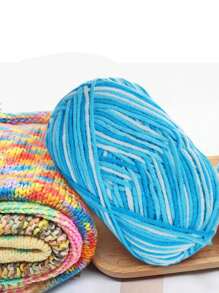 4 Balls X 50g Cozy Acrylic Yarn, DIY Knitting Material For Scarf, Plush Toys, Gifts - Multicolor - View 15