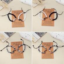 Goodwaro 女士手链套装 - 黑與白 - 查看 3