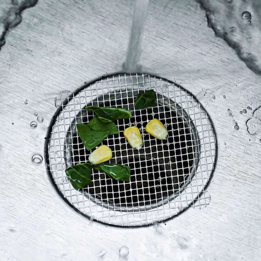 10pcs/Pack Drain Sticker, AntiClog Shower Hair Catcher, Bathroom Drain