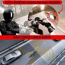 Set Of 2 Rearview Mirrors 5.2CM Convex Car Truck Fixed Or Adjustable Automobiles - 1 PT 2 UNI CỐ ĐỊNH - Xem 5