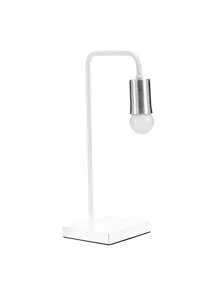 Industrial Retro Table Lamp White With Brushed Finish - 白色 - 查看 1