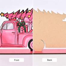 1 szt. Drewniana Różowa Choinka z Żółtym Piernikowym Ludzikiem, Dekoracje do Kuchni, Dekoracje Restauracji, Dekoracje na Spotkania Rodzinne, Dekoracje Pokoju, Dekoracje Salonu, Dekoracje Sypialni, Dekoracje Świąteczne, Tabliczki, Najlepsze Prezenty Urodzinowe, Dekoracje Domu, Dekoracje Bożonarodzeniowe, Boże Narodzenie, Zima