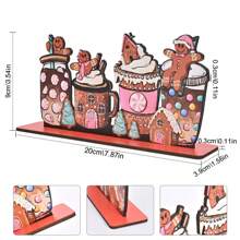 1 szt. Drewniana Różowa Choinka z Żółtym Piernikowym Ludzikiem, Dekoracje do Kuchni, Dekoracje Restauracji, Dekoracje na Spotkania Rodzinne, Dekoracje Pokoju, Dekoracje Salonu, Dekoracje Sypialni, Dekoracje Świąteczne, Tabliczki, Najlepsze Prezenty Urodzinowe, Dekoracje Domu, Dekoracje Bożonarodzeniowe, Boże Narodzenie, Zima