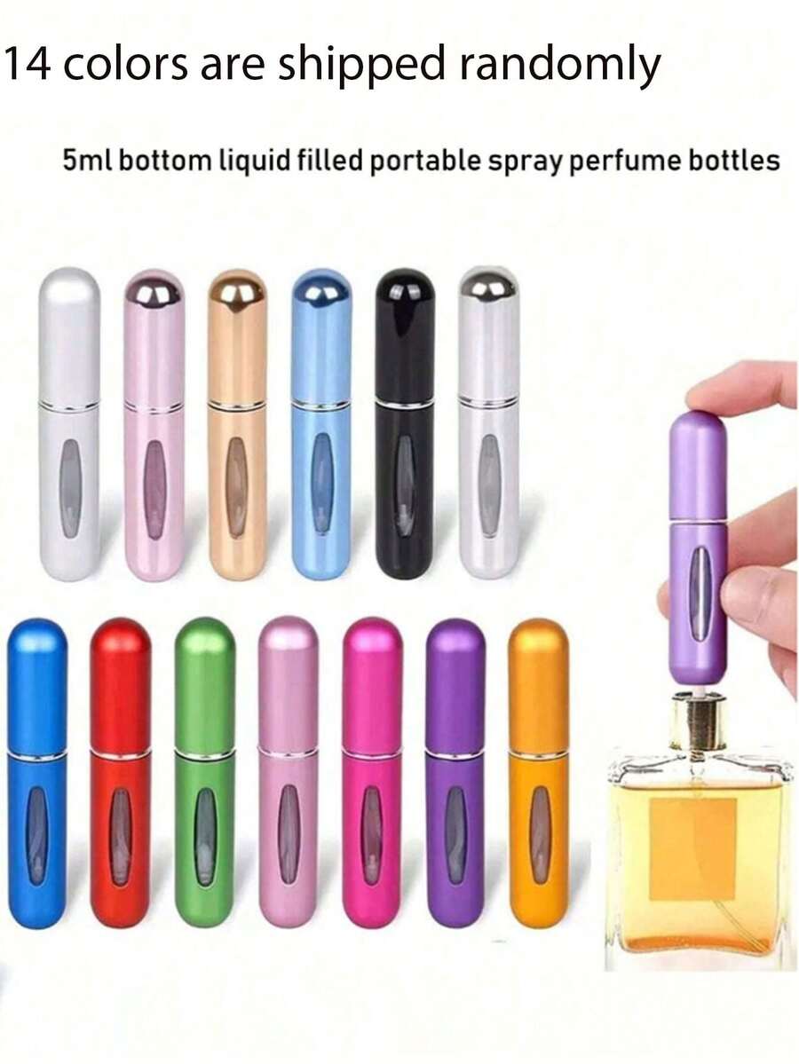 1/3/5/7pcs 5ml Refillable Empty Perfume/Essential Oil Spray Bottle