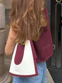 Women's Fashionable Casual Loose Versatile Commuting Simple Thick Needle Sweater Vest Tops