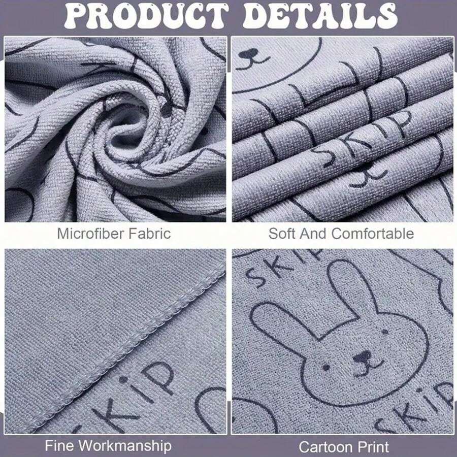 UltraAbsorbent QuickDry Microfiber Pet Towels For Dogs Soft, Gentle