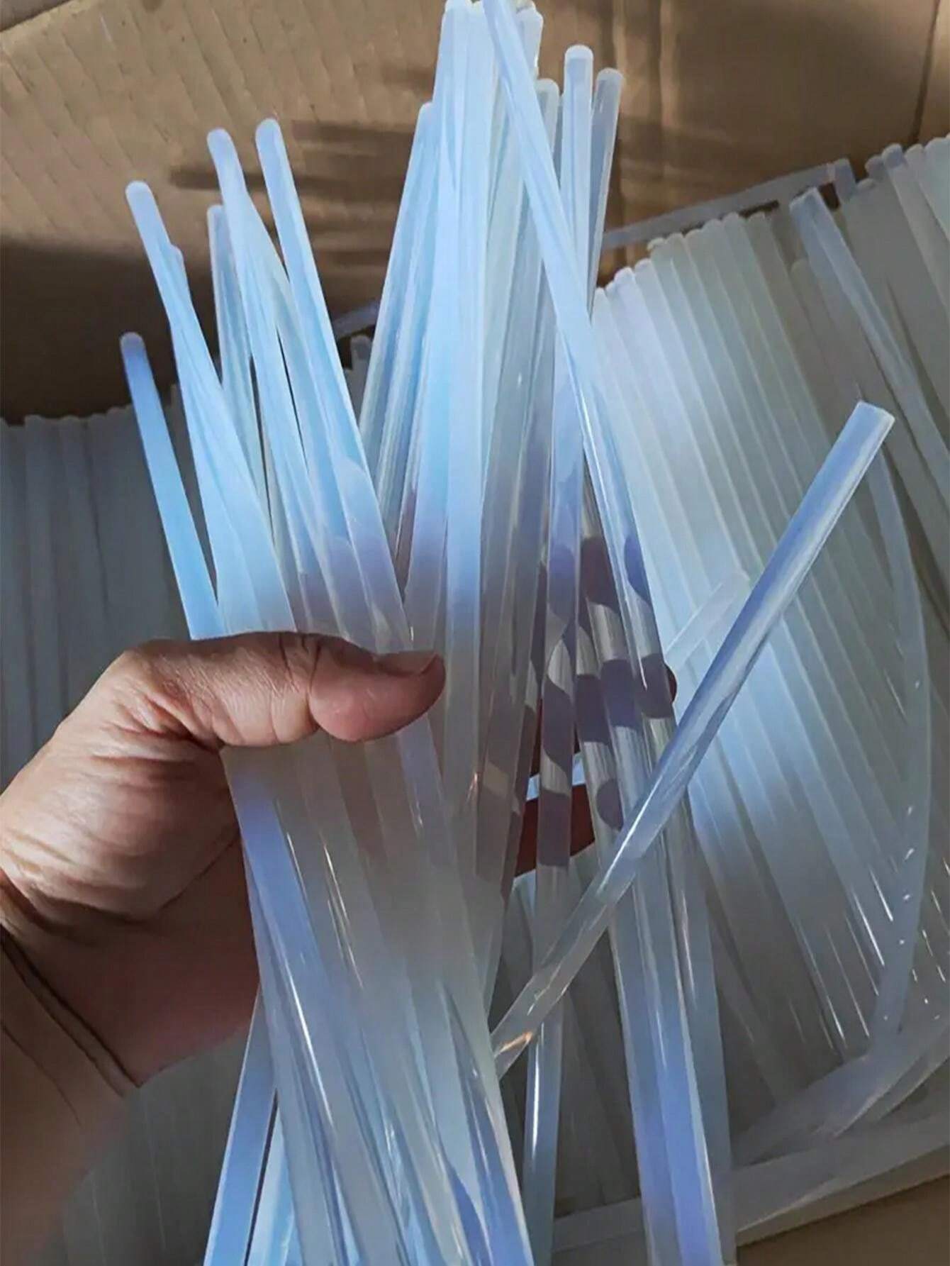 20pcs Extra Long Hot Melt Glue Sticks, 0.27*7.87in, Suitable For Most