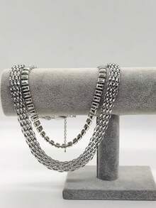 Elegant, Modern And Generous Necklace For Women - Bạc - Xem 2
