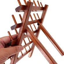 30 轴木制线架缝纫和绣花线架和整理器缝纫用线架 - 棕色 - 查看 5