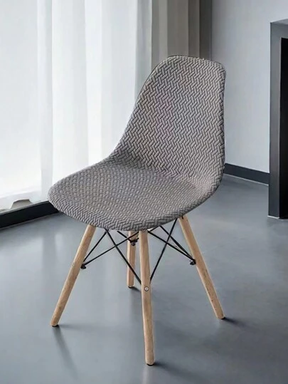 1pc/2pcs/4pcs Abstract Plaid Pattern Chair Cover, Full Wrap Around Stretch Dining Chair Slipcover, Universal Home Decor, All Season, Wear-Resistant Anti-Fouling Anti-Scratch, Thickened, Dustproof, High Elasticity