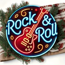 1 chiếc đàn guitar Rock đèn neon bằng gỗ trang trí tường, 20,32x20,32cm, nghệ thuật gỗ treo tường, biển báo trang trí Giáng sinh/năm mới, quà tặng Giáng sinh/năm mới, thích hợp cho phòng, nhà bếp, ngày lễ, sân vườn, nhà để xe, trang trí văn phòng, bền và dễ bảo trì, độ chính xác màu cao, chi tiết tinh xảo, dụng cụ và đồ dùng thủ công - Nhiều màu - Xem 8