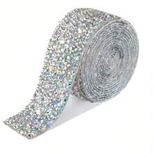 1 rollo de pegatinas de azulejos de fibra de vidrio autoadhesivos 3D - Estilo contemporáneo, calcomanías de mosaico de rhinestone para decoración de paredes DIY, decoración del hogar, pegatinas, calcomanías de pared, calcomanías de vinilo para decoraciones del hogar, artículos de decoración de primavera para refrescar tu hogar, pegatinas de decoración de ramas