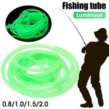 1.5米钓鱼夜光管绿色柔软硅胶钓鱼套渔具钩线发光管渔具工具 - 彩色 - 查看 8