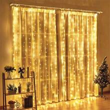 Enchanting 600-LED Fairy Curtain Lights, 5.97meter X 298.7cm With Remote Control - USB Powered For Weddings & Seasonal Decor - USB Curtain Light - View 4