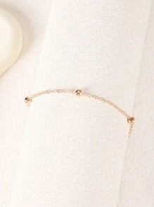8pcs/Set Fashionable Minimalist Faux Pearl, Copper Inlaid Cubic Zirconia Butterfly Bracelet Set, Suitable For Women's Daily Wear, Parties And Gatherings As Gifts