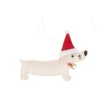 Christmas Decoration, Cute Cartoon Dachshund Dog Ornaments For Christmas Tree