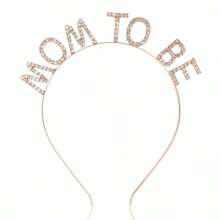1pc Mom To Be Headband, Baby Shower Partybaby Shower Family Decorations Gifts - Multicolor - View 3