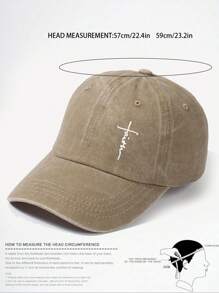 Faith Cross 印花棒球帽 纯色水洗做旧休闲运动帽 轻便可调节老爹帽 男女皆宜