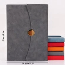 1 set Taccuino/Diario ad anelli di formato A5 con chiusura magnetica, blocco note premium per il business