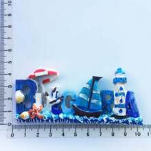 1 件欧洲保加利亚旅游纪念品彩绘装饰艺术磁性冰箱贴 - 彩色 - 查看 7