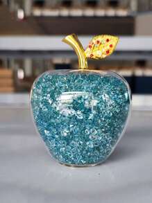 水晶苹果饰品，情人节礼物，送给男朋友、女朋友、闺蜜的浪漫饰品，汽车饰品 - 彩色 - 查看 11