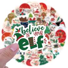 Bộ 110 miếng dán trang trí Giáng sinh theo chủ đề Giáng sinh | Miếng dán phong cách phương Tây, Miếng dán chất lượng cao cho sổ lưu niệm, Miếng dán Graffiti, Nhật ký, Máy tính xách tay, Cản, Ván trượt, Bình nước, Máy tính, Phim hoạt hình, Mũ bảo hiểm, Miếng dán xe hơi, Miếng dán có thể mang lại nhiều niềm vui cho cuộc sống của bạn, Món quà hoàn hảo cho người lớn - Nhiều màu - Xem 5