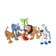 Animal Kingdom Kit Miniature Toy Animals 7 Pieces - 彩色 - 查看 3