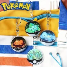 pocket monsters 1 chiếc/4 chiếc móc khóa acrylic Pokémon, móc khóa hoạt hình anime, phụ kiện balo - SS0087 - Xem 2