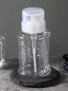 FULL BEAUTY Bình xịt rửa tay rỗng có thể nạp lại 180ML, bình đựng chất tẩy rửa phong cách Châu Âu, dụng cụ làm móng tay, phụ kiện - Trong sáng - Xem 7