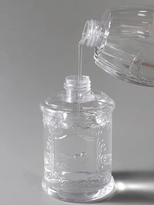 FULL BEAUTY Bình xịt rửa tay rỗng có thể nạp lại 180ML, bình đựng chất tẩy rửa phong cách Châu Âu, dụng cụ làm móng tay, phụ kiện - Trong sáng - Xem 4