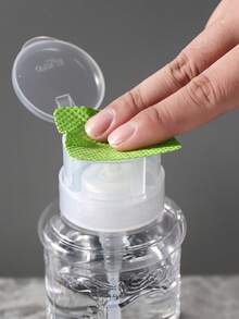 FULL BEAUTY Bình xịt rửa tay rỗng có thể nạp lại 180ML, bình đựng chất tẩy rửa phong cách Châu Âu, dụng cụ làm móng tay, phụ kiện - Trong sáng - Xem 2