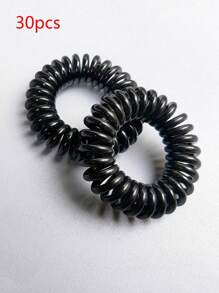 20/30/50PCS spirală păr legături elastice benzi de cauciuc din plastic benzi de telefon cablu Scrunchies accesorii de păr accesorii pentru cap coadă de cal suporturi