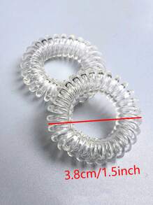 20/30/50PCS spirală păr legături elastice benzi de cauciuc din plastic benzi de telefon cablu Scrunchies accesorii de păr accesorii pentru cap coadă de cal suporturi