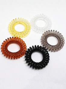 20/30/50PCS spirală păr legături elastice benzi de cauciuc din plastic benzi de telefon cablu Scrunchies accesorii de păr accesorii pentru cap coadă de cal suporturi
