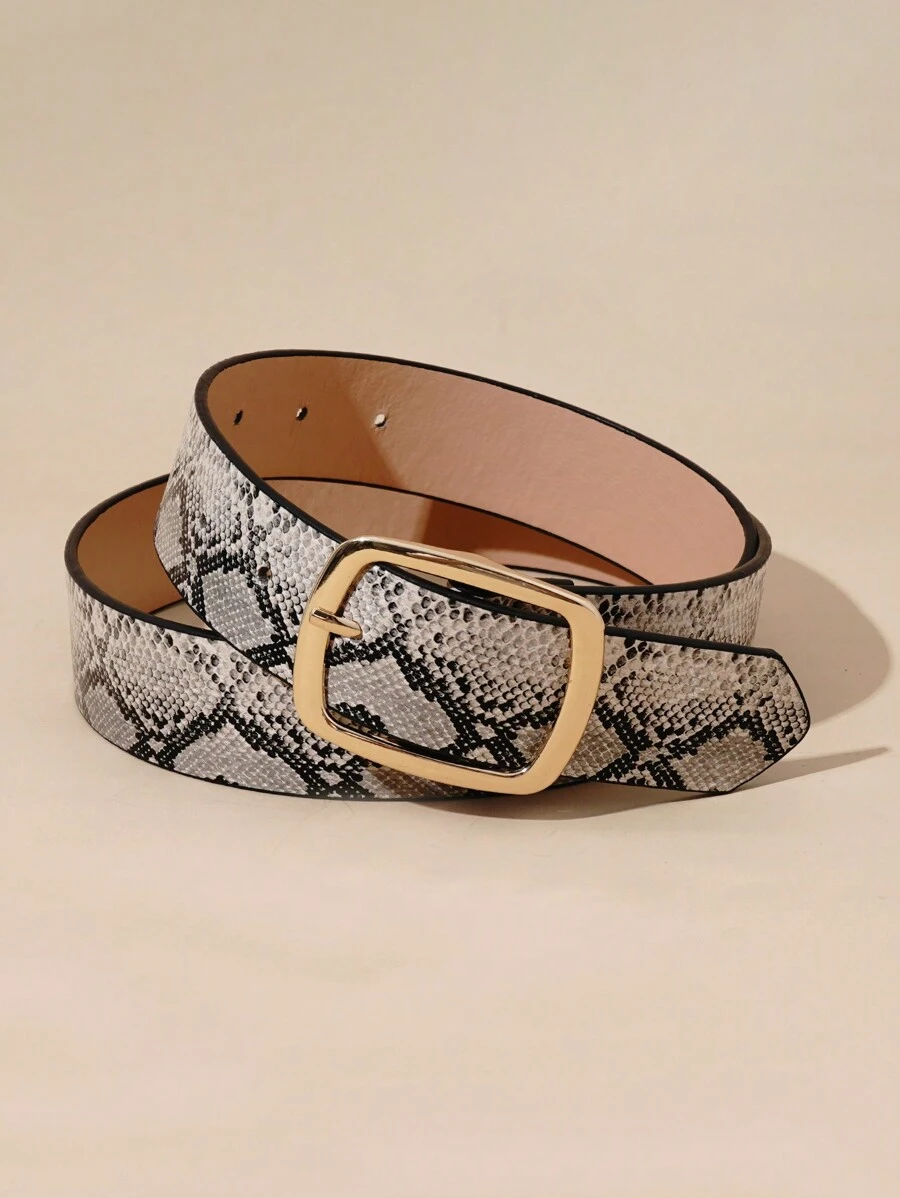 1pc Minimalist Fashion Versatile Women Belt - Multicolor - View 1