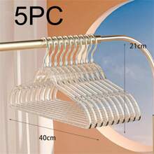 亚克力衣架，防滑设计，无缝衣架，坚固耐用的衣架，用于晾晒、存放和整理家用衣物，适用于卧室、浴室、家居