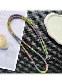 Luxury Crystal Lanyard Long Strap, Bling Bling Crossbody Phone Charm Chain, Fashionable Handbag Shoulder Strap, High-End