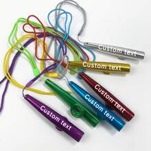 [Custom] Metal Kazoo, Professional Performance Kazoo Trumpet, Saxophone Kazoo, Small Musical Instrument Flute Tube Diaphragm, Christmas/Birthday Gift - Multicolor - View 1