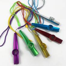 [Custom] Metal Kazoo, Professional Performance Kazoo Trumpet, Saxophone Kazoo, Small Musical Instrument Flute Tube Diaphragm, Christmas/Birthday Gift - Multicolor - View 5