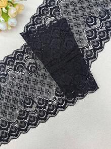 Acabamento em renda elástica macia de 90 cm/1 peça, agradável à pele e respirável, adequado para gola de roupas, punhos, decoração de bainha, lingerie, camisola, vestido de noiva, saia, sapatos, chapéu, roupa de cama, decorações, têxteis para o lar, acessórios para cabelo, artesanato e muito mais