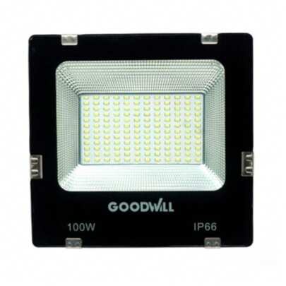 Reflector 100w Para Interiores y Exteriores Luz Blanca Fría IP66 Alumbrado Publico Jardines