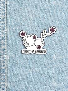 1 chiếc trâm cài áo họa tiết hoa thời trang, quà tặng thời trang - Nhiều màu - Xem 7