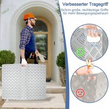 Threshold Ramp Wheelchair Ramp Threshold Ramp, Aluminum Ramp Wheelchair, Threshold Bridge Non-Slip, Curb Ramp Portable With Handles, Load Capacity 270 Kg - 60 X 70 X 10 cm - View 7