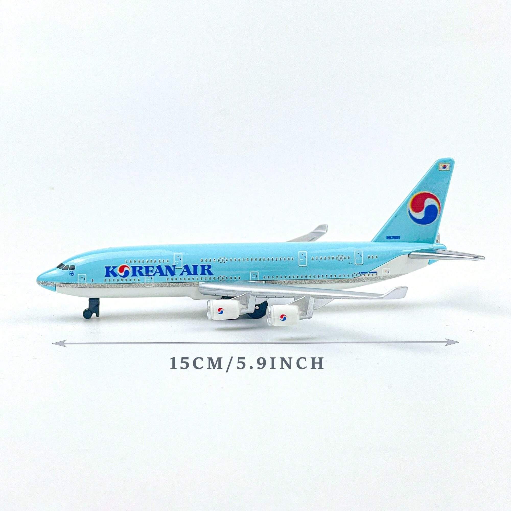 Korean Airline Metal Diecast Aircraft Model, With Plastic Wings