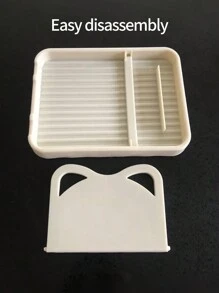 1pc Foldable Kitchen Pot Lid Holder Rack, Spoon, Spatula & Utensil Storage Caddy With Drip Mat, Heat Resistant Cookware Stand, Kitchen Organizer, Great Mother's Day Gift