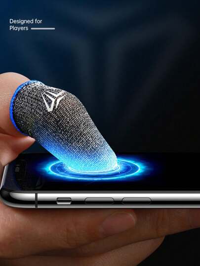 Gaming Finger Sleeves, Breathable Finger Sleeve, E-Sports & Mobile Game Assist Finger Sleeve, Professional Anti-Sweat Game Finger Sleeve