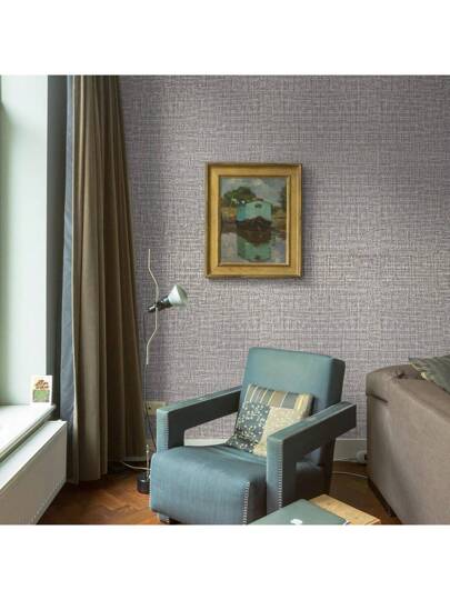 Roll Verlichting Grijs Linen Wallpaper Home Self Adhesive Peel Stick Wand Paper Bedroom Dinning Room Kitchen Cabinets Stickers Thicken Mildew Proof Removable Contact Countertops Furniture Renovation Birthday Graduation view 5